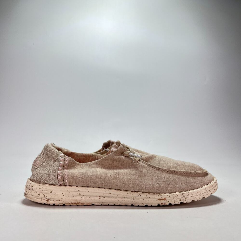 HEYDUDE Wendy Dusty Inca Lightweight Slip On Loafers Shoes Women's Size 10